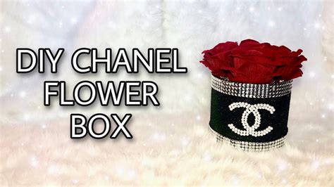 diy chanel flower box|More.